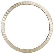 Original Factory 18K White Gold Fluted Rolex Bezel For 26mm DateJust / President