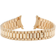 Ladies President 18K Yellow Gold Watch Band For Rolex Day-Date 13mm | 39.7 grams