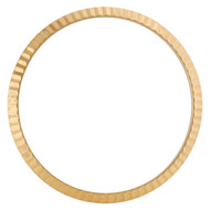 Original Factory 22K Yellow Gold Fluted Rolex Bezel For 36mm DateJust / Day-Date