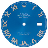 Factory Original Rolex DateJust II 41mm Blue Roman # Dial Ref. # 116300 / 116334