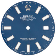 Factory Original Rolex DateJust II 41mm Blue Stick Dial Ref. # 116300 / 116334