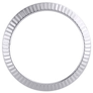 Original Factory 18K White Gold Fluted Bezel For 41mm DateJust II Rolex Watch