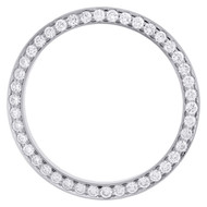 Real Diamond 3 pts. Bead Set Bezel For 31mm Midsize Rolex DateJust Watch 1.26 CT