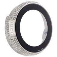 Mens 5 Row Custom Digital I-Gucci White Diamond Watch Case Ya114202 | 3.50 CT.