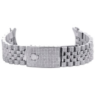 Mens Custom Diamond Jubilee Watch Band to Fit 36mm Rolex DateJust Case 5 CT.