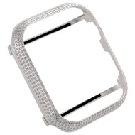 Apple Watch Series 4 Stainless Steel 44mm Sport Genuine Diamond Case 1.50 CT.