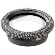 New Mens Black I Gucci Digital White Diamond Watch Casing 2.20 Ct. YA114207