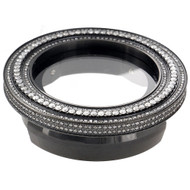 New Mens Black I Gucci Digital White Diamond Watch Casing 3.49 Ct. YA114207