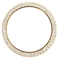 Custom Diamond Watch Bezel Fits Rolex DateJust 41 / Day-Date 40 Honeycomb 4 CT.