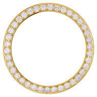 14K Yellow Gold Beadset Diamond Bezel Fits 36mm Rolex DateJust Day-Date 2.52 CT.