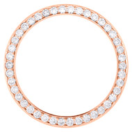 14K Rose Gold Diamond Watch Bezel 126331 DateJust 41 Rolex 7 Points 3.20 CT.