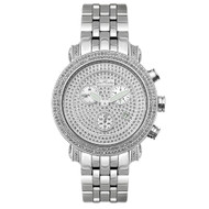 Men's Diamond Watch Joe Rodeo Classic JCL15 1.75 Ct Illusion Dial Chronograph