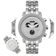 Men's Diamond Watch Joe Rodeo Classic JCL51 3.5 Ct Dial Black Chronograph