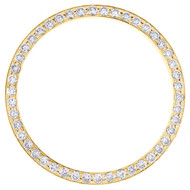 10K Yellow Gold Custom Diamond Bezel For Rolex Day-Date Fits 36mm Watch 1.65 CT.
