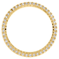 Custom U-Cut Fluted Diamond Bezel For Rolex Date Just 36 Fits 36mm Watch 0.85 CT.