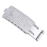 Women's Diamond Watch Band Buckle / Clasp to Fit 26mm Rolex DateJust Case 1 CT.