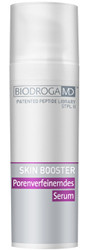 Skin Type: All/Oily

Biodroga MD Pore Refining Serum Description:
Designed to treat skin plagued by oversized or coarse pores, Biodroga MD Pore Refining Serum helps to regulate oil production and normalize moisture content to achieve balanced skin. Using a unique blend of PoreAway, a plant extract; cucumber extract; Fucogel and STPL II, this concentrated elixir refines pores, moisturizes, smoothes and clarifies for a clearer, more even complexion with renewed radiance and vibrancy.

Biodroga MD Pore Refining Serum Features and Benefits:

    Reduces the look of large and rough pores.
    Normalizes overactive oil production.
    Reestablishes proper moisture content for balanced skin.
    Clarifies and evens for a smoother-looking complexion.
    No mineral oils, perfumes or parabens.

How To Use Biodroga MD Pore Refining Serum:
Apply to cleansed skin and pat in gently.

Biodroga MD Pore Refining Serum Key Ingredients:
PoreAway, Cucumber Extract, Fucogel, STPL II Peptide