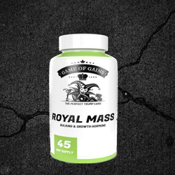 Royal Mass is specifically engineered as a catalyst, increasing muscle size and strength to that of a demigod.