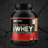 One of the bestselling whey proteins on the market today, Optimum Nutritions Gold Standard 100% Whey provides 24g of premium Whey protein and 5.5g BCAAs per serving while remaining low in fat, sugar and carbs.