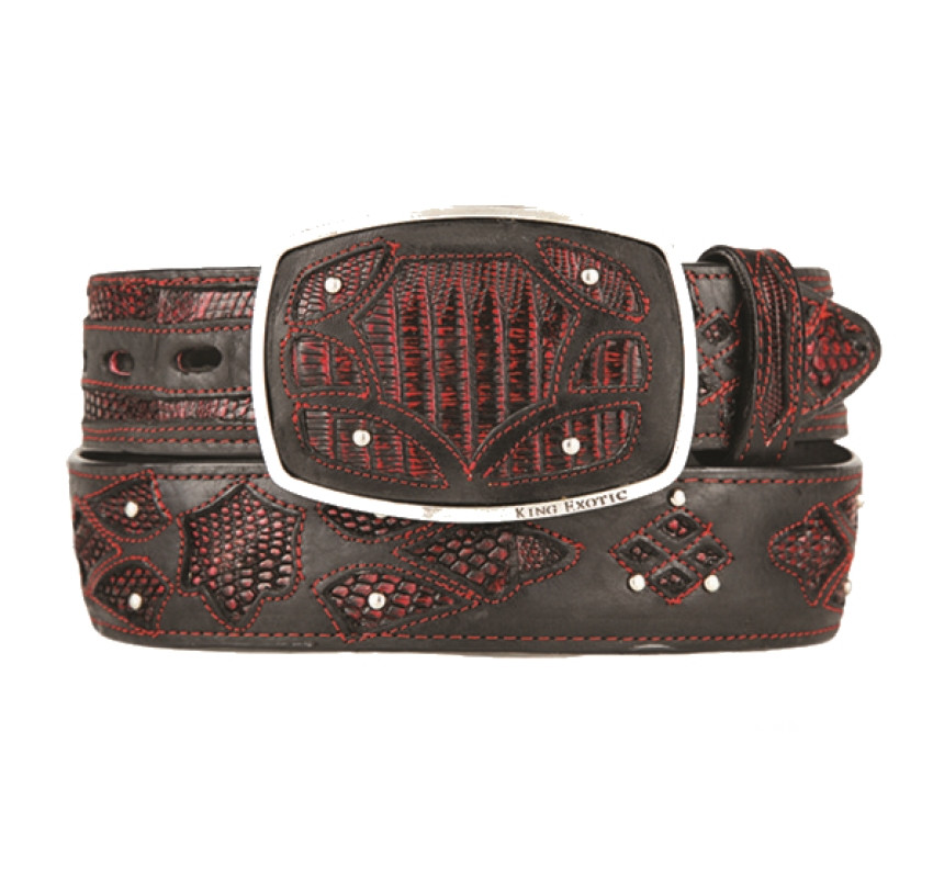 black cherry western belt