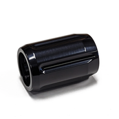 Aluminum Barrel Tip for Carbon Fiber Barrel - Polish Black