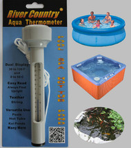 River Country® Floating Pool & Hot Tub AQUA Thermometer