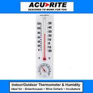 Heavy Duty Indoor/Outdoor Thermometer w/ Humidity Gauge