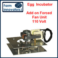 Forced Air Fan Add on Kit for Chicken Egg Incubators