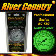 3" River Country 'NIGHT GLOW' Adjustable BBQ, Grill, Smoker & Pit Thermometer  (RC-T3G)