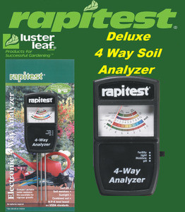 Rapitest / Luster Leaf 4 Way Deluxe Soil Analyzer / Tester - River Country  LLC