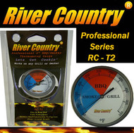 2" River Country Adjustable Grill, Smoker and Pit Thermometer (RC-T2)
