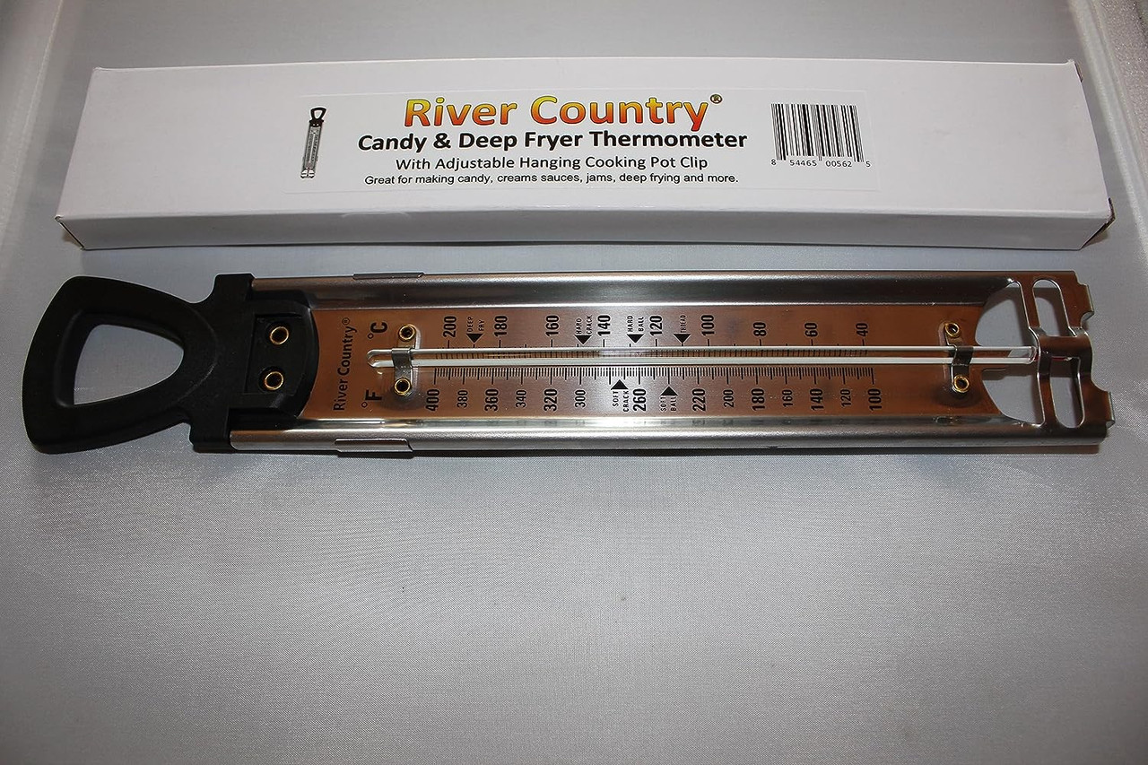 River Country Candy Thermometer with Pot Clip & Hanging Ring
