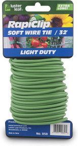 Luster Leaf Rapiclip 32 feet Bulk Soft Twist Ties,  Green