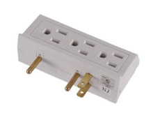6-Outlet Vertical Tap grounded Power Payless