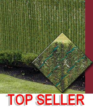 hedge slats fence privacy