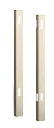 TAN. Corner Post - Privacy Vinyl Fence Posts 5" Square . 2 ft Longer than Fence Height