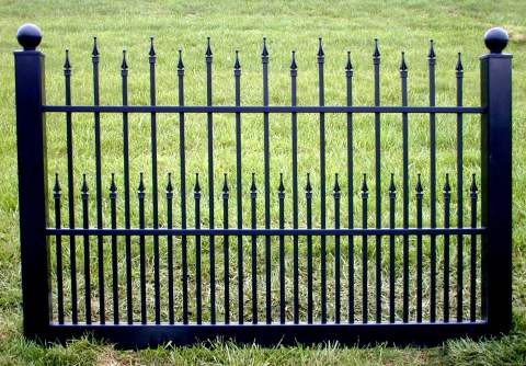 Black Vinyl Fence 4 Ft X 6 Ft Bsl 40 Fence Material