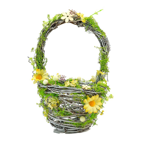 Floral Daisy Basket 27cm