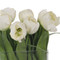 Artificial White Tulips Decor