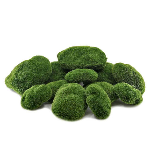 Pack of Green Moss Rocks