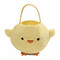 Easter Fluffy Chick Basket with Handle - Front View
