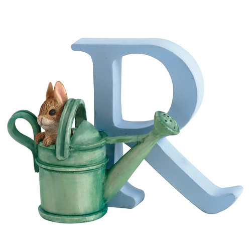 Beatrix Potter Classic - Letter R  Peter Rabbit Figurine