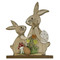 Easter Bunny Wooden Sign (2 Styles) - Bunny with Offspring