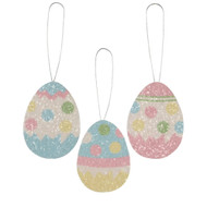 Polka dot Egg Tin Ornament (3 Designs)