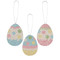 Polka dot Egg Tin Ornament (3 Designs)