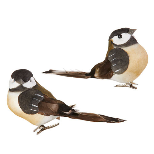 Chickadee Clip On Bird (2 Styles) 