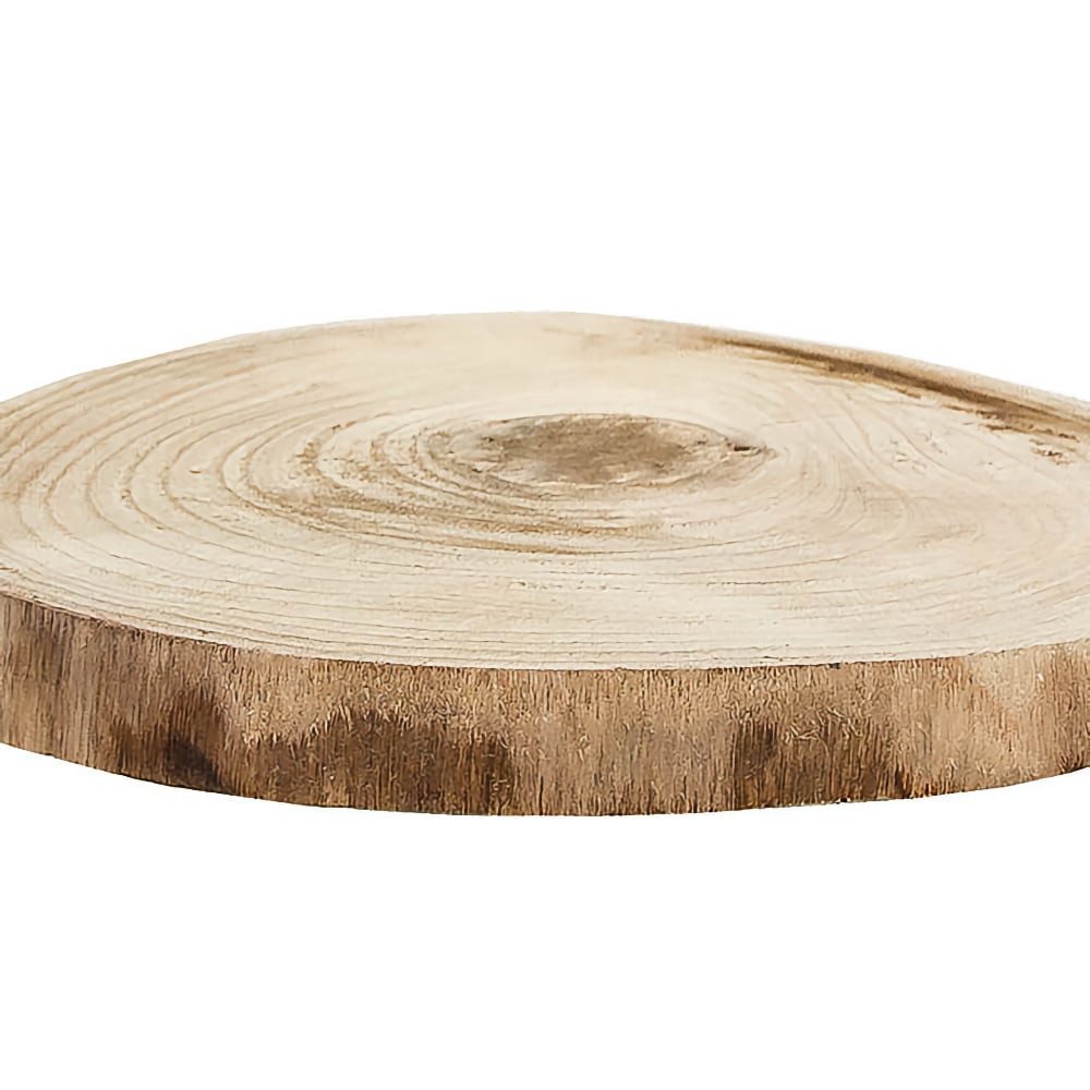 Natural Round Wood Timber Slice - 34cm - Easter Town