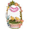 Katherines Happy Easter Basket with Chicks 