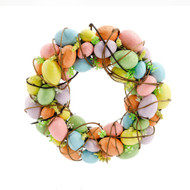 Festive Pastel Easter Eggs Wreath