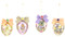 Mark Roberts Easter Chicks Ornaments (Set of 4) 